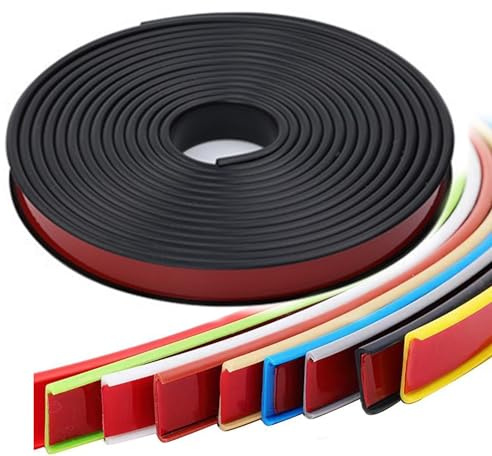 U Shape TPE Self Adhesive Edge Banding Tape 5M Furniture Repair & Restoration 25mm for Plywood Cabinets Furniture Edging Solution