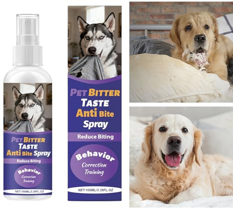 No Chew Spray, 100 ml, Trainingshilfe zur Verhaltenskorrektur, Schutz zu Hause, sichere Trainer-Formel für Hunde und Katzen, ideal für den Innenbereich, Lifestyle-Pflege, Hygiene, tägliche