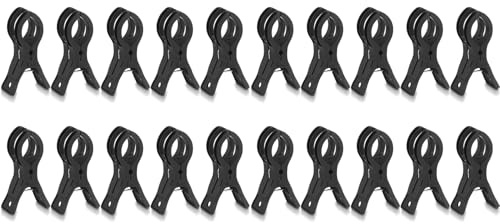 Hfgdnchva 20Pcs Large Balloon Arch Clips Plastic Transparent Backdrop Spring Clamps 3.5 Inch Heavy Duty Clip for Balloon Arch Kit