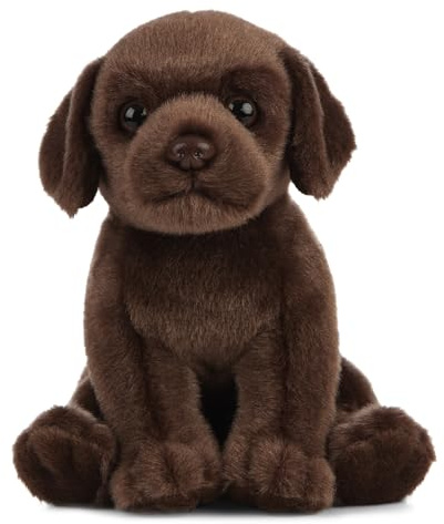 Living Nature Soft Toy - Stofftier Labrador Welpe, braun (16cm), Unbekannt