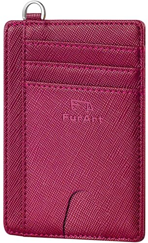 FurArt Schlank Kreditkartenetui,RFID-Blockierung Portemonnaie, Minimalistisch Kreditkarten Kartenetui für Herren und Damen