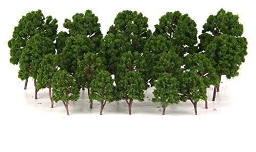 Harilla 20 Lebhaft Bäume Modelleisenbahn Eisenbahn Diorama Park Landschaft HO N Maßstab 1/75 200