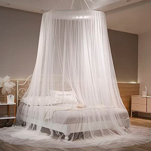 QDTD Moskitonetz Für Bett Baldachin Mückennetz Betthimmel Insektenschutz Netz Für Doppelbetten Baby Kid Kinder Daheim Oder Für Die Reise(Size:2 * 2.2m(6.6 * 7.2ft))