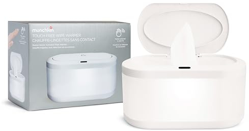 Munchkin Touch Free Baby Wipe Warmer with Nightlight & Motion Sensor