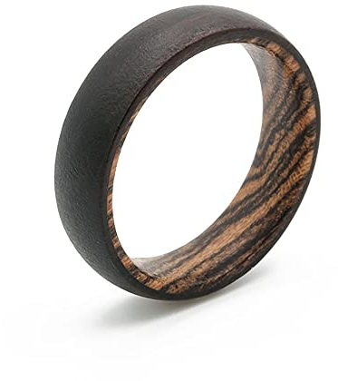 fablano Ring Ebenholz 6mm Matt (54 (17.2mm))