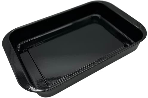 NAKOA Bräter für Backofen & Grill aus natürlichen Rohstoffen mit hervorragender Antihaftwirkung | Bräter Rechteckig | Geignet für Ofen und Grill | MADE IN GERMANY aus robustem Emaille
