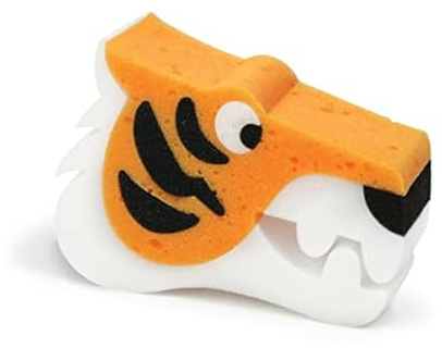 Genuine Fred Bath Biters, Children's Bath Sponge, Tiger