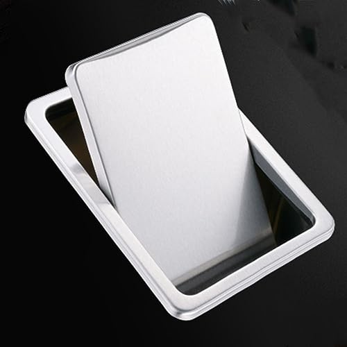 Kitchen Countertop Built-in Trash Can Lid Cover, Stainless Steel Garbage Can Grommet Recessed Waste Chute Lid, Trash Bin Balance Flap Cover, for Kitchen/Bathroom/Restaurant
