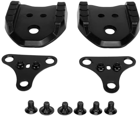 Rennrad Pedale Adapter,Kompatibel mit SPD Plattenadapter Otufan Rennrad Pedale Adapter, SPD Pedale Cleats, Metall Fahrradpedaladapter Pedal Plate Flache Kontaktfläche Gleichmäßig Unterstützte Füße