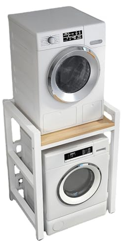 Ywanwj Waschmaschinenschrank, Lagerregal über der Waschmaschine Waschküche Balkon Bodentyp Multifunktionales Organisationsgestell Trommel Waschmaschine Regal für Badezimmer Küche Balkon Waschküche