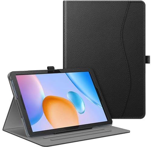 Fintie Hülle für TECLAST P40HD/ M40 Plus/ P40S/ P30S/ P20S Tablet 10 Zoll, Multi-Winkel Folio Schutzhülle Case mit Pen Halter Dokumentschlitze, Schwarz