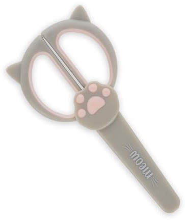 Legami - Forbici per Bambini, Taglio Preciso, Forbici Mancini, Destrimani, Forbice con Punta Arrotondata, con Coprilame, Sicure, Materiale Scolastico, Tema Kitty