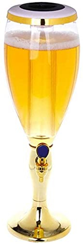 WHITEUQ Distributeur de Boissons pour fêtes, Buffet, Machine à Boissons, Distributeur de Boissons, Tour de bière, Tour de bière Pression (B 2 L)