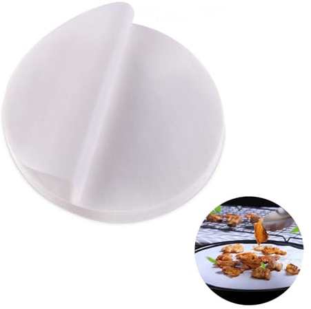 Eabdice 1000 Pièces Papier Cuisson Rond, Antiadhésif, Pour Presse Burger, Galettes Hamburger
