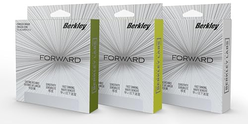 Berkley Forward Braid Angelschnur | Hochsensible Finesse-Superline für Spinnfischen, Köderfischen und Finesse-Angeln | Verbesserte Wurfweite und Sensibilität | In mehreren Farben und Größen erhältlich