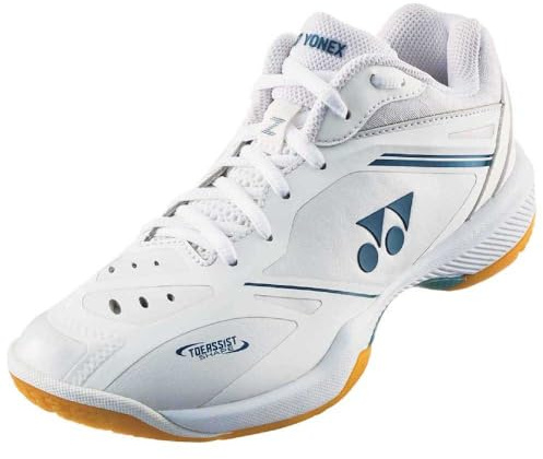 YONEX Power Cushion 65 Z4 Women Badmintonschuhe – Weiß | Damen Badmintonschuh mit Dämpfung & Stabilität | Für Badminton & Squash (Weiß, EU Schuhgrößensystem, Erwachsene, Damen, Numerisch, M, 41)