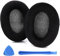Ersatz-Ohrpolster für Sennheiser GSP 300/301/ 302/303/ 350/370 Kopfhörer, Ohrpolster mit weichem Memory-Schaum und Proteinleder, Kopfhörer Pads Ersatz mit hochdichter Geräuschisolierung(Schwarz)