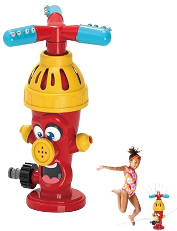 Automatic Garden Sprinkler - Rotating Adjustable Children's Spray Toy - Multi-Functional Irrigation Tool for Swimming Pools, Outdoor Activities, Beaches, Gardens