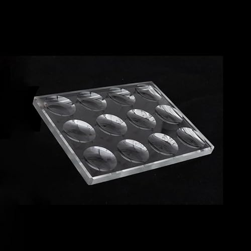 Mikroskopische Gläser, 5 mm Dicke, kreisförmiger konkaver Hohlraum, biologischer Objektträger, optisches Glas, mehrere Vertiefungen(2x6 wells)