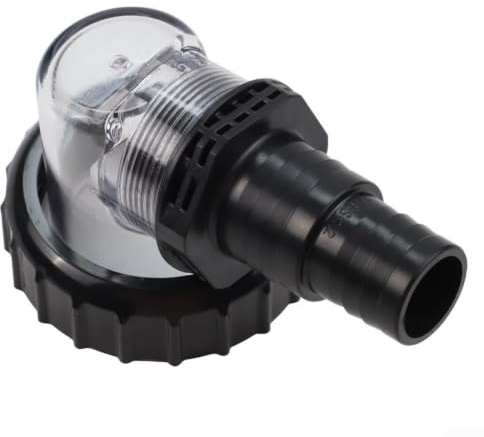 Zoegneer Conjunto de tapa de prefiltro de inserción transparente para SPS25 SPS50 SPS75 SPS100 Bomba de circulación de piscina con junta tórica tornillo accesorio y boquilla diseño resistente a fugas