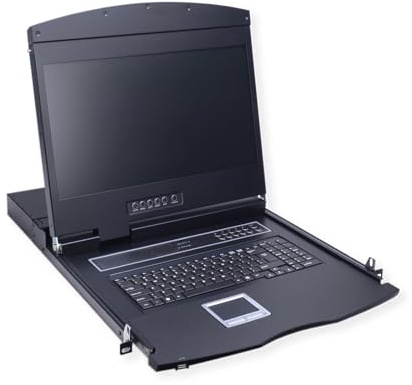 VALUE 19-KVM-Switch, 8-Port, 43 cm (17) TFT (4:3), VGA, USB, Tastaturlayout D