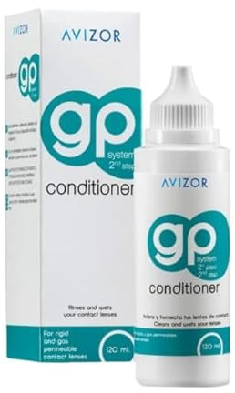 Avizor GP Conditioner | Solución Acondicionadora para Lentes Rígidas Permeables | Hidratación, Conservación y Aclarado | Formato 120 ml