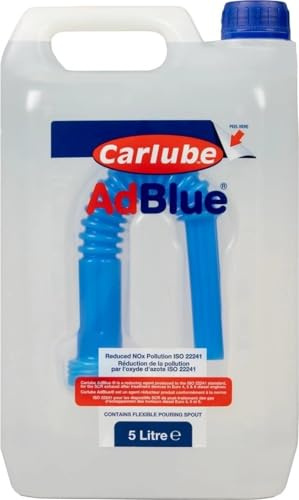 Carlube AdBlue 5 L - Harnstofflösung für Diesel-Fahrzeuge mit SCR-Abgasnachbehandlung - ISO 22241-konform - Integrierter Ausgießer