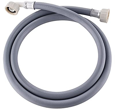 Zulaufschlauch Wasserschlauch Abflussschlauch für Waschmaschine Spülmaschine, Schlauch 2964 Anschluss 3/4 Zoll Winkel/Gerade Wasserzulaufschlauch Abwasserschlauch (3 M)