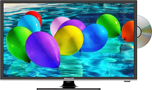 MobileTV LED-TV 19 Zoll 47 cm – 12/24 V – DVD-Player – Camping Auto LKW Transporter LKW LKW Wohnwagen – Silver 2023