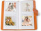 Premium-PU-Leder-Fotoalbum für Fujifilm Instax Square SQ6, 80 Taschen, für Instax Square SQ1/SQ10/SQ20/SQ6 und Share SP-3 Polaroid-Drucker, Orange