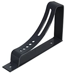 Parotec, Laufsteghalter, Anthrazit, Laufroststütze für Blechdach, Gerade Schiefer Plattdach, Beton oder Tondachziegeln, Biberschwanzziegel zum anschrauben auf der Latte, Halter, Dachtritt