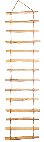 Wandspalier aus Haselnuss für Kletterpflanzen · 35 x 120 cm · Jute Rankhilfe perfekt für Balkon Garten und Terrasse · Wand Spalier Kletterhilfe