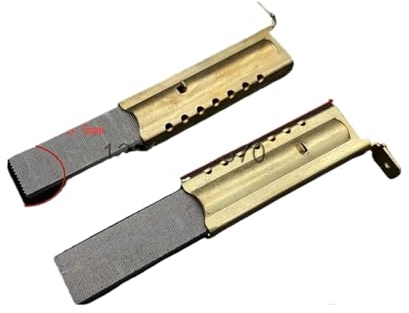 FHAJKTJB 2 Stück Kohlebürsten und Halter for Waschmaschinenmotoren, Kohle-Elektromotoren, kompatibel mit Samsung Ariston L94MF7 Indesit Welling(Replacement Parts)
