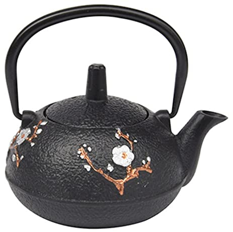 Tetera Tetera De Hierro Fundido De 300ML, Teteras, Adornos Artesanales, Tetera De Hierro Hecha A Mano Tetera Hierro Fundido
