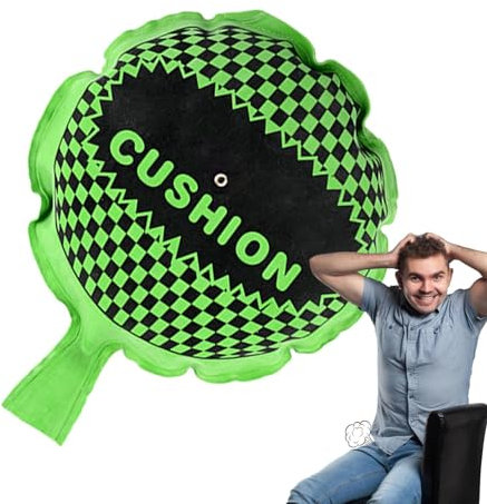 Cojín de Pedo, 20cm Cojín Whoopee, Almohadilla de Esponja para Pedos, Almohadilla para Pedos, Cojín para Pedos, Cojin echa Pedos pedorreta, cojín autoinflable, Hace Ruido, Bolsa de Pedos de Broma de
