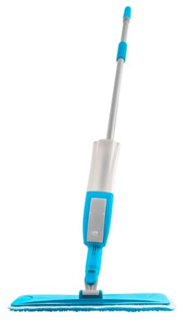 HOMESHOPA Microfibre Spray Mop with Reusable Refill Mop Pads, Wet Dry Kitchen Floor Cleaning Mop, 360°Rotatable Dust Mop for Laminate Hardwood Vinyl Ceramic Tiles Floor