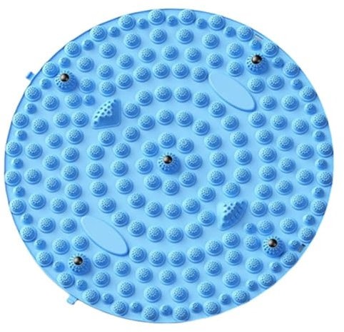 Tappetino per yoga per agopressione per massaggio ai piedi, tappetino per rilassamento muscolare, tappetino rotondo per esercizi fisioterapici, agopuntura, allenamento fitness per piedi