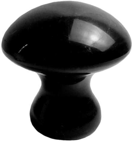 IWOWHERO 2stücke Mushroom Beauty Massage Stone Für Gesichtsmassage Polierter Massage Stein Für Verbesserte Durchblutung Und Hautkomplexion Für Anwendung Mit Ätherischen Ölen