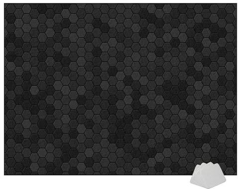 Tkuhknag Drum Rug, Soundproof Drum Blanket, Drum Mat, Electrical Drum Carpet Soundproof Rug Pads Drum Accessories for Electric Drums Jazz Drum Set for Drummers, Piano Soundproofing Carpet 120 x 90 cm