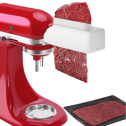 GOKALL Meat Tenderizer Attachment for KitchenAid, Adjustable Thickness Meat Tenderizer, Steak Cuber Processor Accessories Compatible with Kitchen aide, Dishwasher Safe