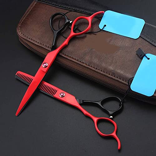 Haarschneideschere, Professionelle 6-Zoll-Japanstahl-Linkshänder-Friseursalon-Effilierschere Friseurschere VON