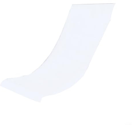 CashMuch Copertura di ricambio per sedia a sdraio da esterno in tessuto per prendere il sole, mobili da giardino e patio, copertura in tela per sedie reclinabili, picnic, pesca, 120 x 45 cm (bianco)