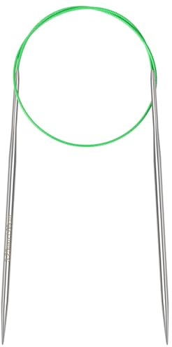 Aeelike 3.25mm Circular Knitting Needle 60cm, Circular Needles for Knitting | 24inch Metal Round Knitting Needles, Stainless Steel Short Circular Knitting Needles 3.25mm 60cm, for Socks Baby Hats Sleeves