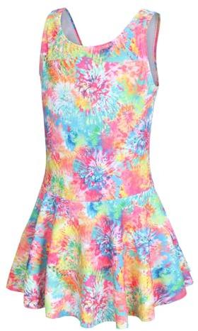 Aisyee Costume de Bain pour Filles Enfants Maillot de Bain Une Pièce Filles Maillot de Bain Âge 5-16 Ans, 11-12 ans