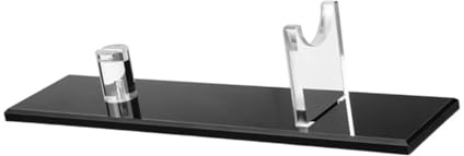 MagiDeal Messerständer aus Acryl, dekorativ, praktisch, rustikal, elegant, praktisch, Messerhalter, Heimdekoration für Arbeitszimmer, Schwarz