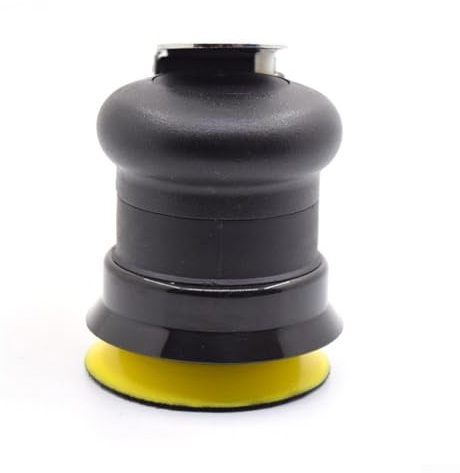 Lijadora orbital neumática de 3 pulgadas, lijadora orbital aleatoria neumática de 12000 RPM para madera, metal, plástico, pulido y molienda de automóviles, diseño de escape trasero