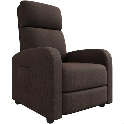 Acekool Relaxsessel Fernsehsessel Ruhesessel Liegesessel mit Liege-Funktion Polstersessel verstellbar Einzelliegesessel Wohnzimmer Schlafzimmer Heimkino