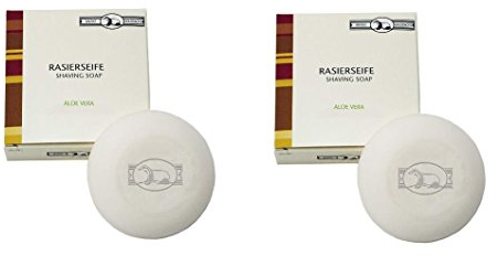 Golddachs Rasierseife Aloe Vera, 2 x 60g