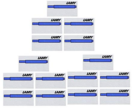 Lamy T10 Tintenpatronen Blau SPARPACK (15er Pack)