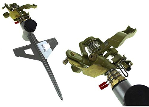 Amara-global - Irrigatore a impulsi per prato, in metallo, MB2